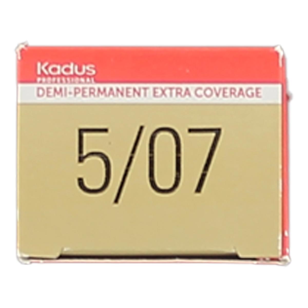 Kadus Extra Coverage Demi-Permanent Hair Colour 5/07 60ml