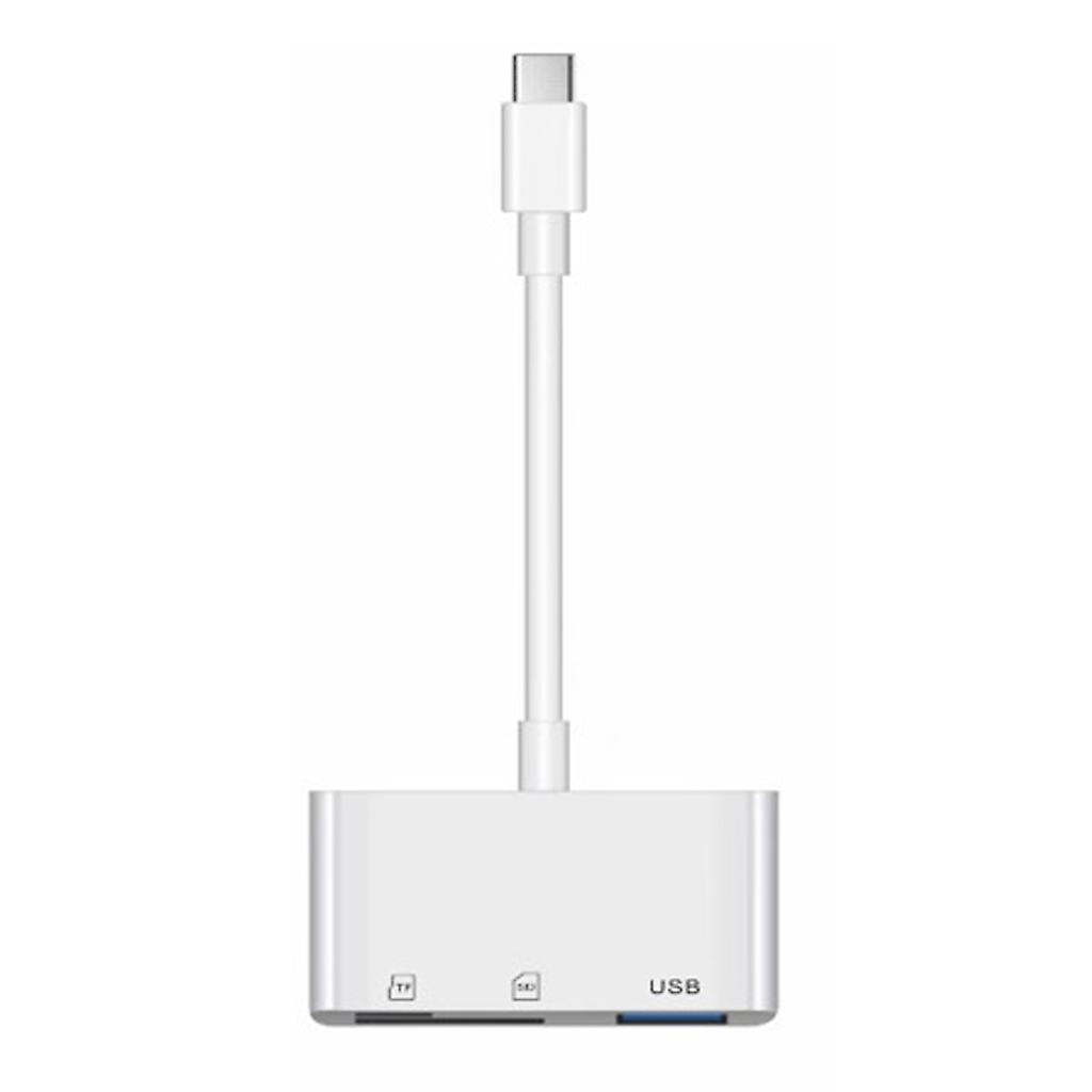 Multifunction USB C 3-in-1 Card Reader Supports Various Memory Card etc