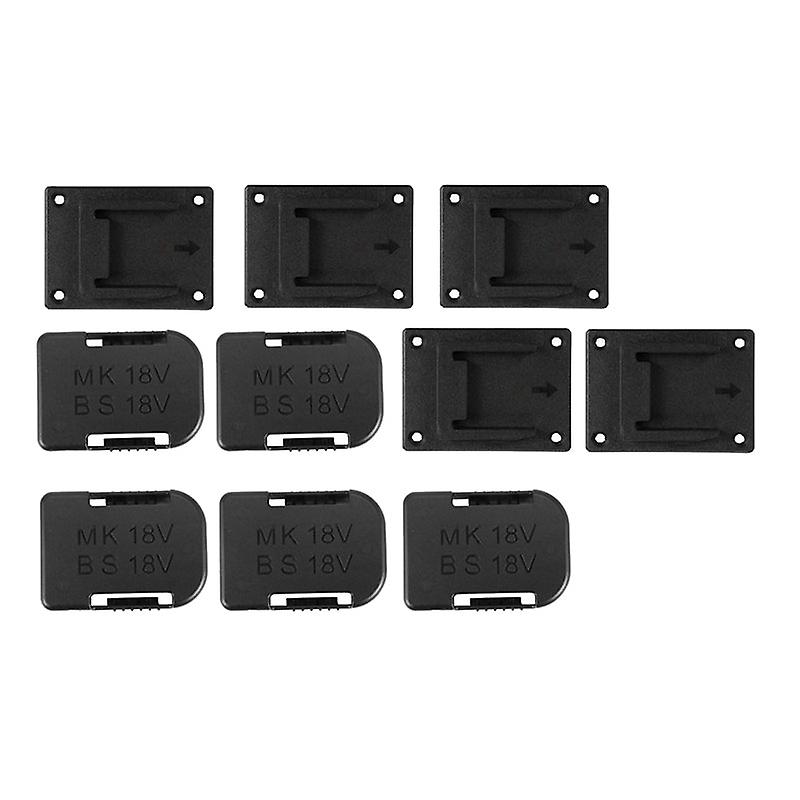 10Pcs Storage Rack Battery Case & Tool Holder Dock Mount For Makita 18v Fixing Devices