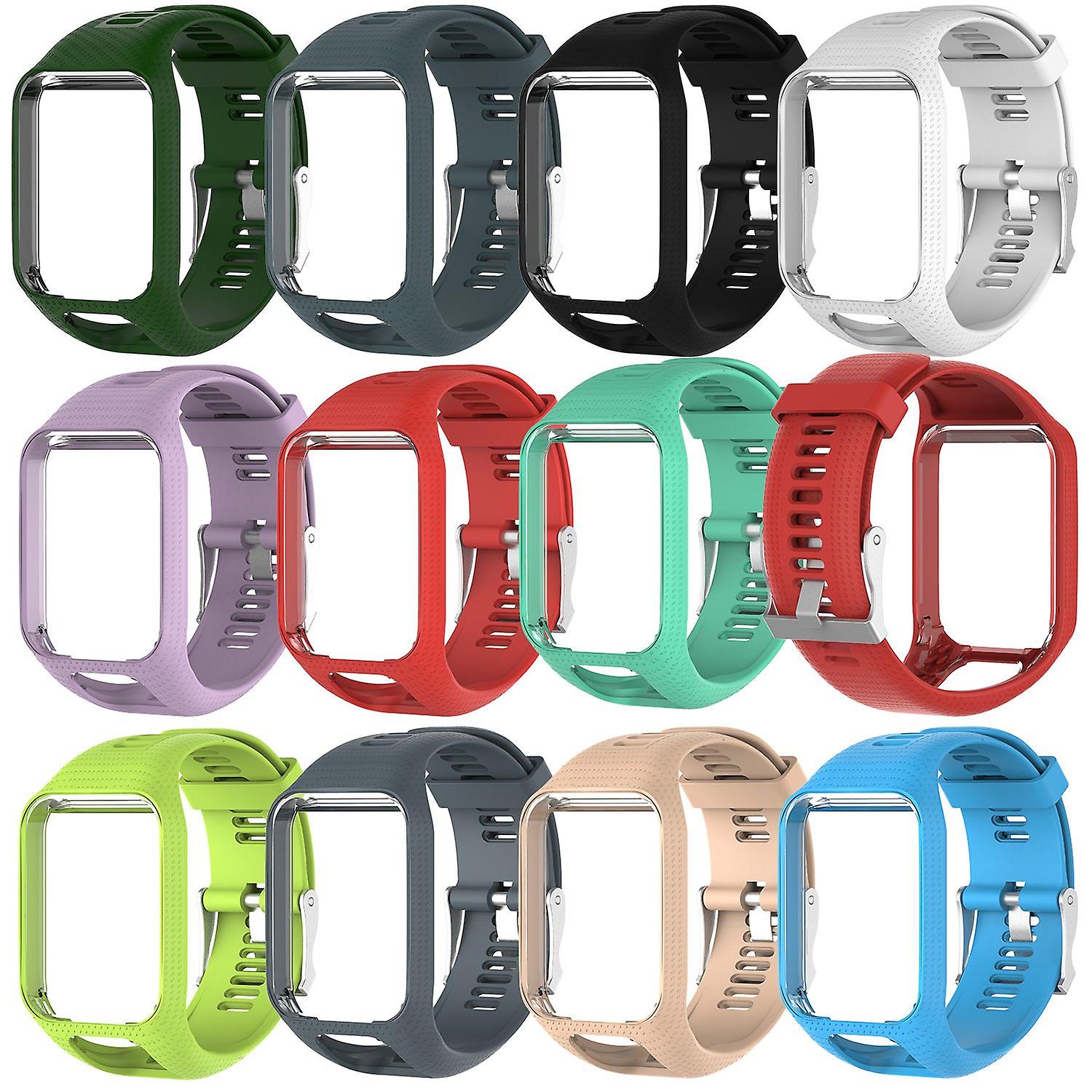 For Tomtom Multi-sport /runner2/3 Replacement Silicone Watch Band