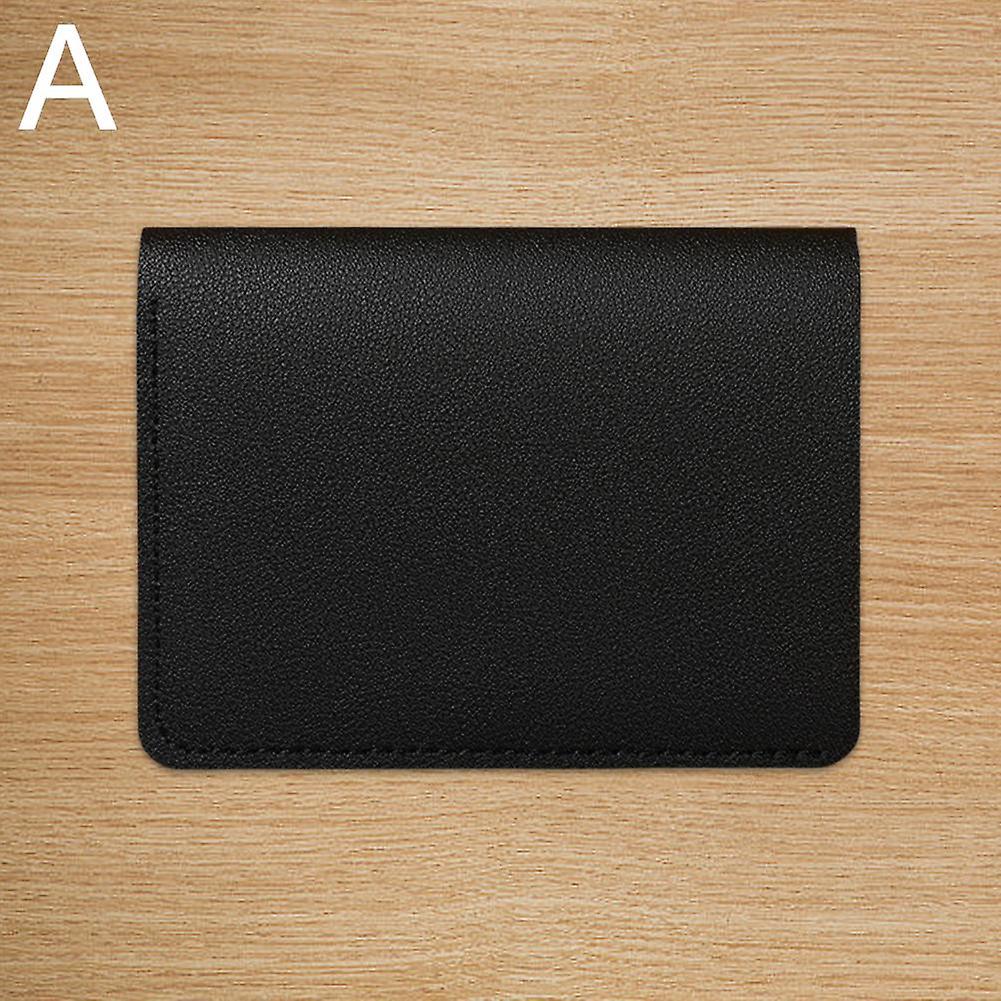Small Wallet Bifold Leather Short Wallet Mini Purse Card Case Holder PU Purse