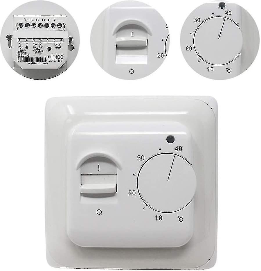 Manual Underfloor Heating Thermostats 220v 16a, Electric Underfloor Heating Controller Mechanical Ro