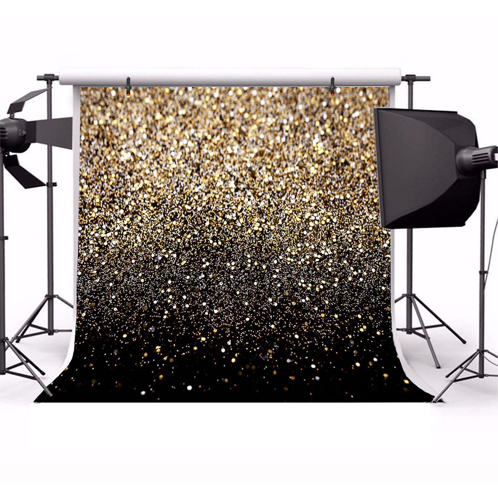 Vinyl Gradient Sequin Light Spot Backdrop 5x7ft Collapsible