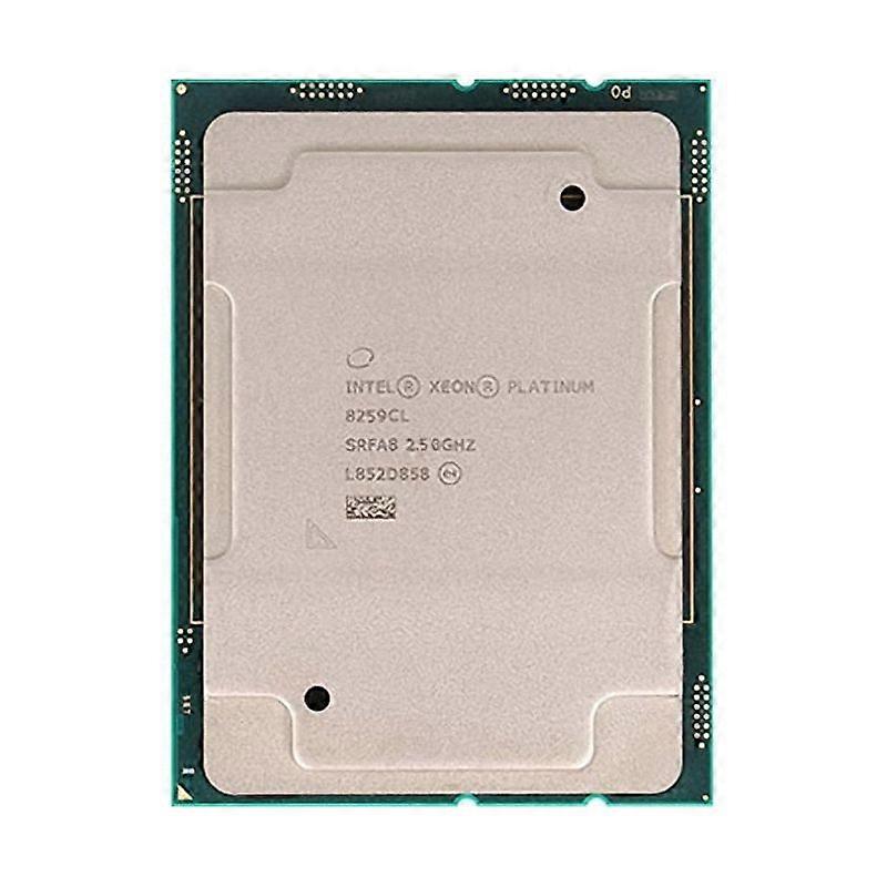 Xeon Platinum 8259CL CPU - Socket LGA 3647 24 Cores 48 Threads 2.50GHz 35.75MB L3 Cache 205W.