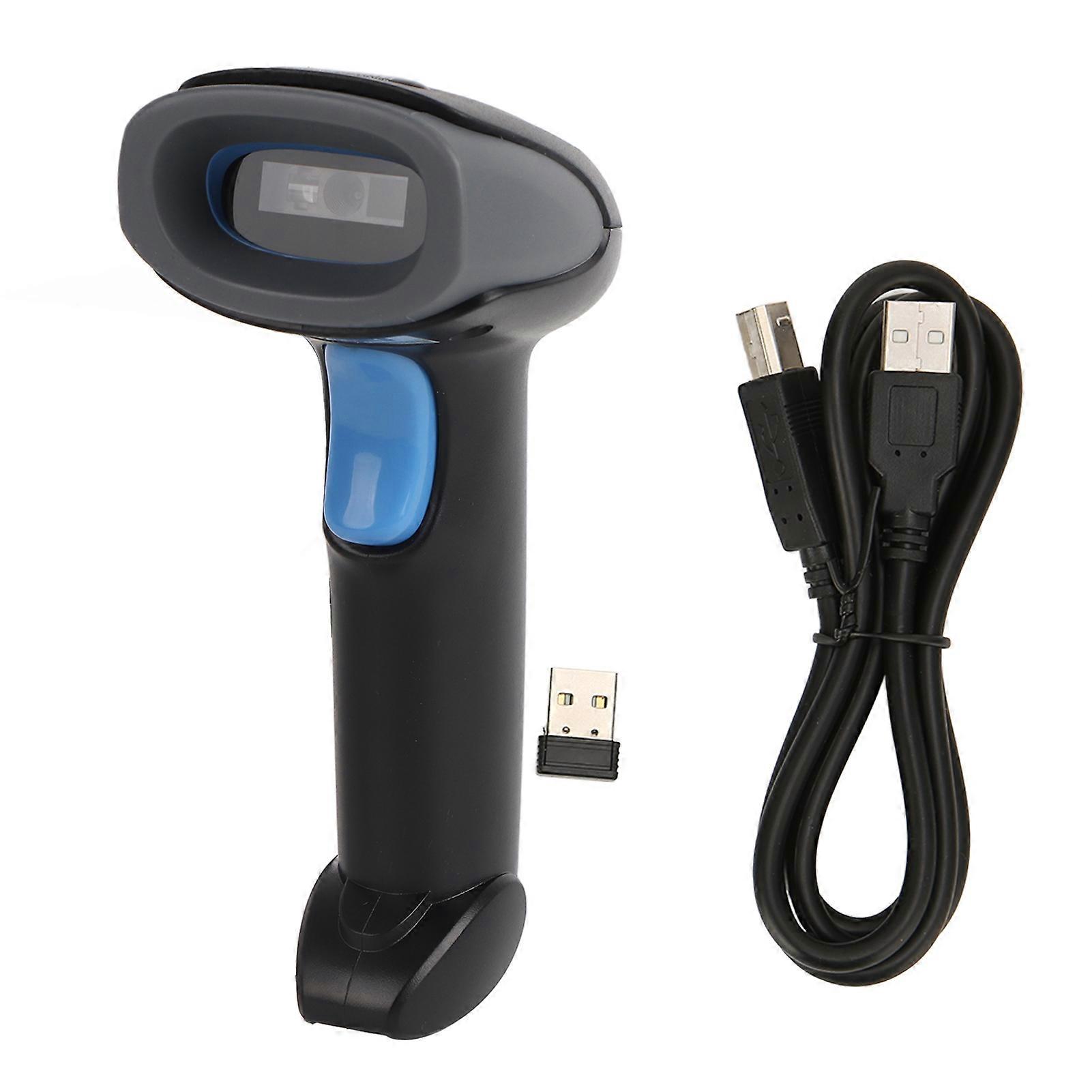 2D Barcode Scanner Portable Handheld Universal Waterproof Plug and Play Wireless 2D Scanner Global Barcode Scanner