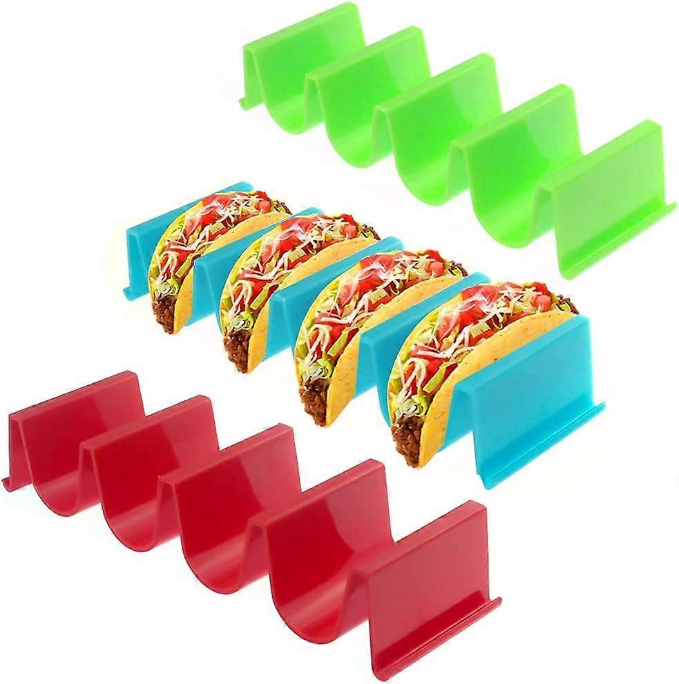 3 Pieces Taco Holders Taco Holders Plastic Taco Holders for Restaurant,Home,Picnic,Party,Festivals