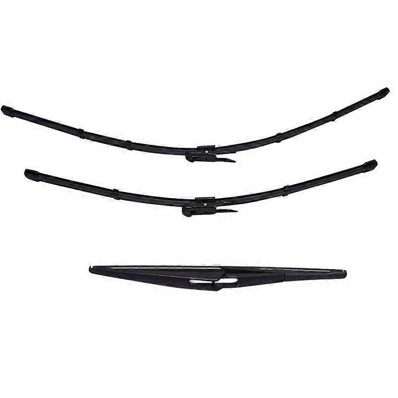 Luxury 3PC Front&Rear Windshield Wiper Blades compatible with06~11 ML350 06~12 R350 NO.4996