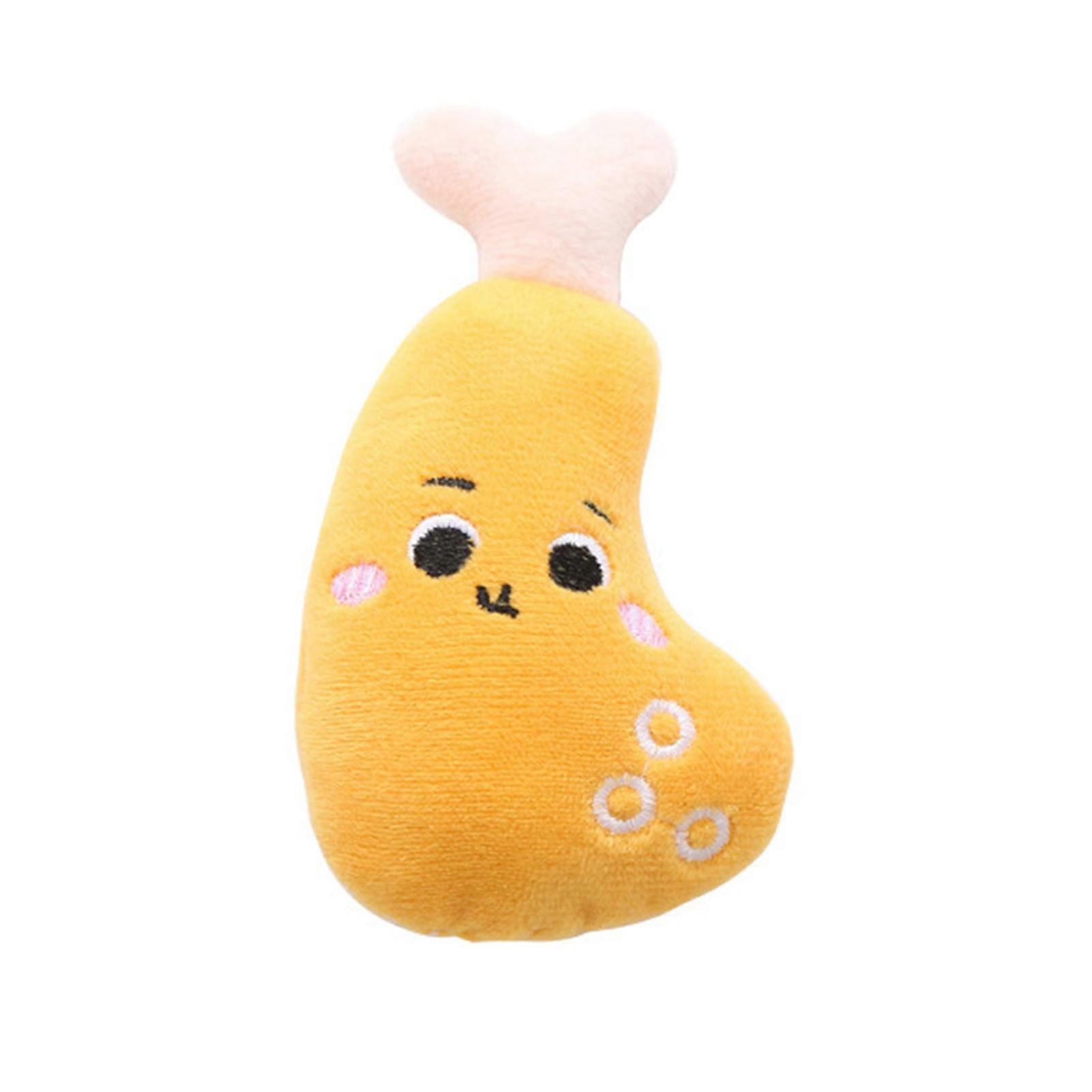 Cat Plush Toy with Catnip Fillings Adorable Appearance Super Soft Wear-Resistant Teeth Cleaning Funny Cat Interactive Toy