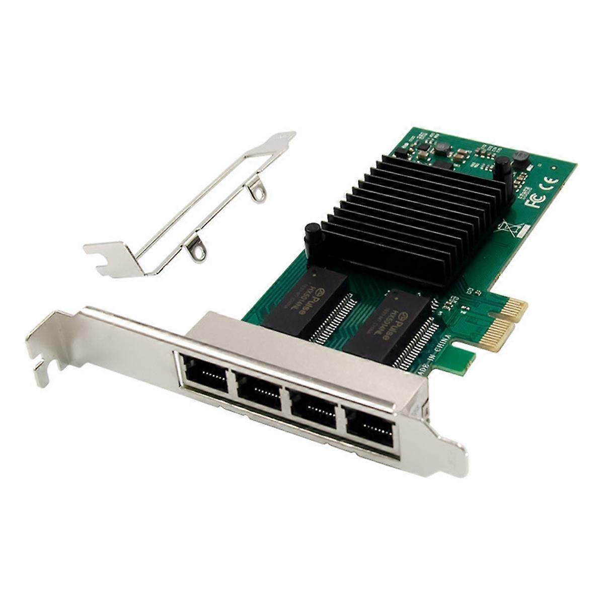 I340-T4 PCI-E X1 Gigabit Server Netværkskort 4 Port RJ45 PCI Express X Gen 2.1 5GT/S 82580EB Gigabit Netværkskort