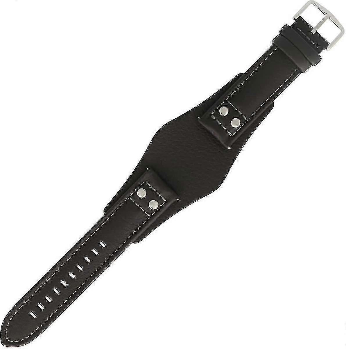 Kellohihna 22mm musta nahka Ch-2586 - lb-ch2586_Dec