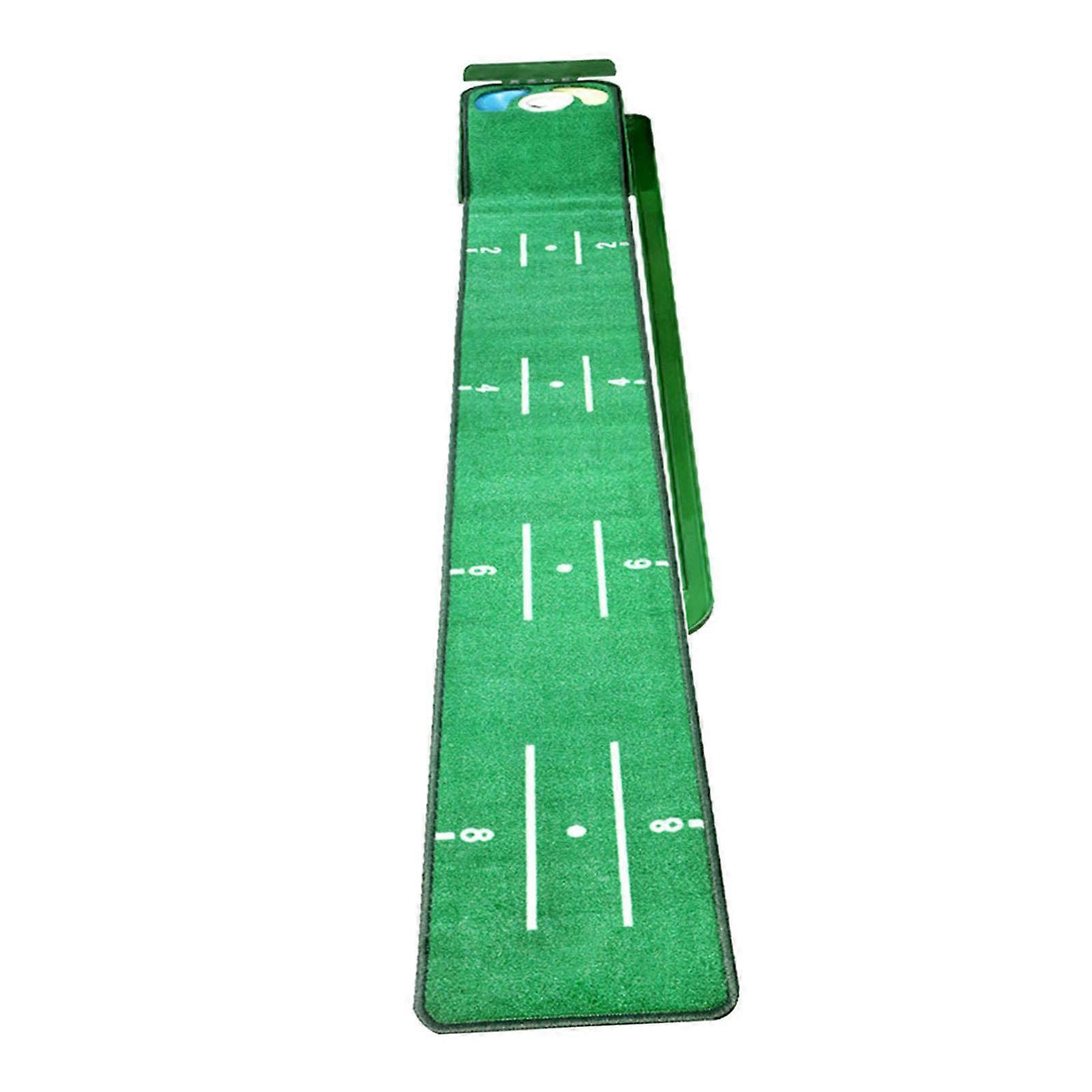 Golf Putting Mat with Ball Return Golf Training Mat for Backyard Home Office