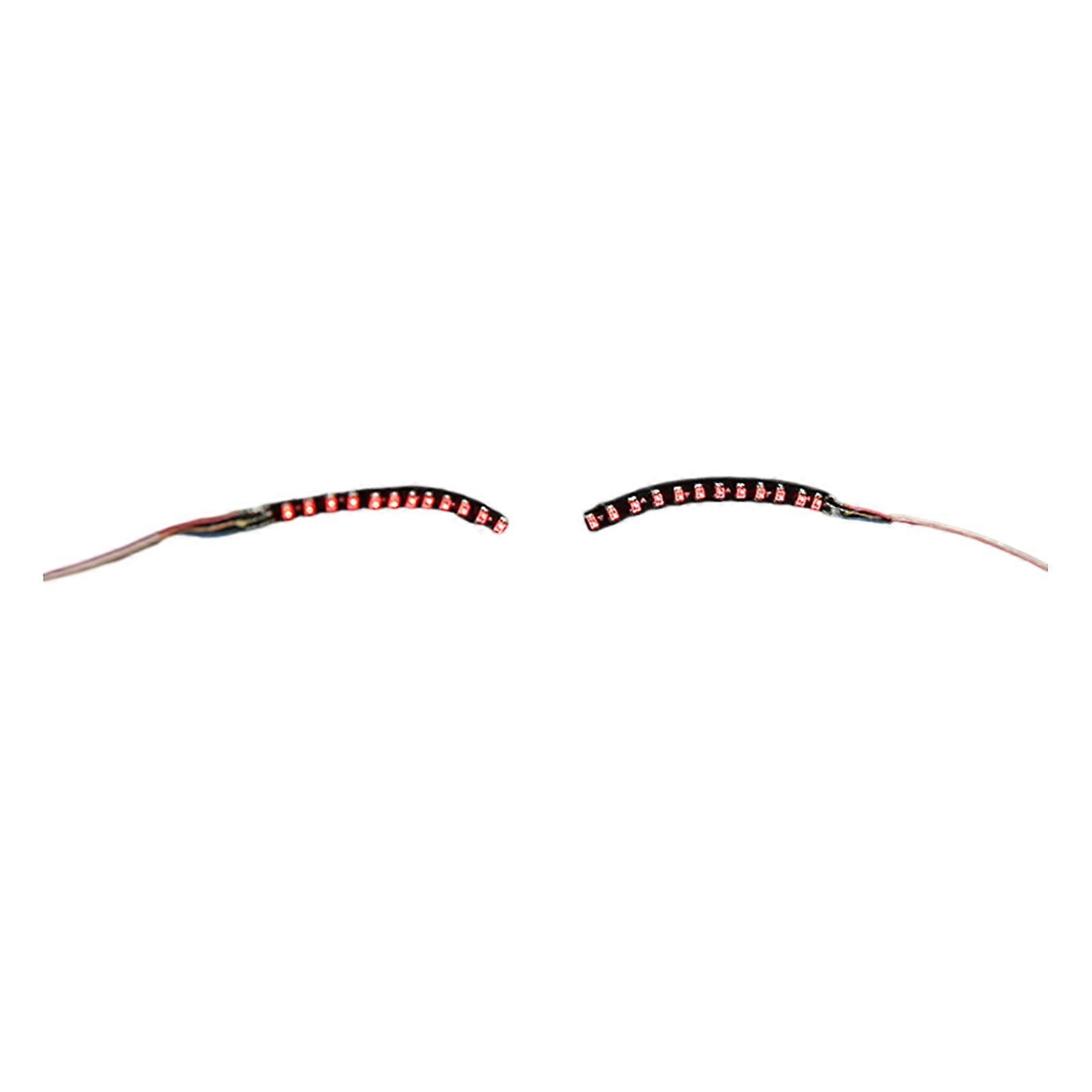 LED Eyelashes Charming Unique Light-up Eyeliner Halloween Shining Eyelid Tape for Parties Nightclubs Bar