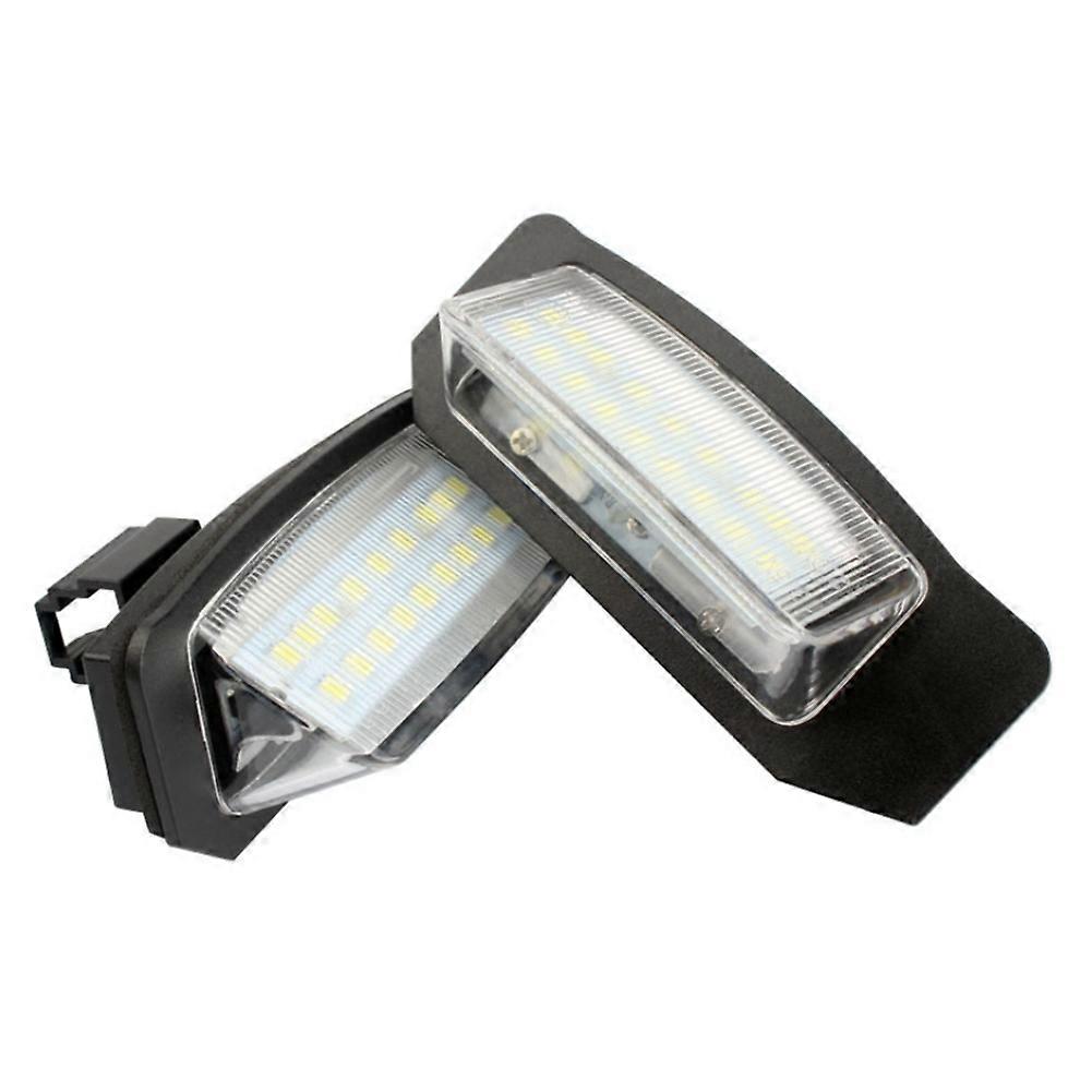2PCS LED License Number Plate Light Lamps for 2 3 Eclipse 3 4 Cross Galant Xpander I-MiEV