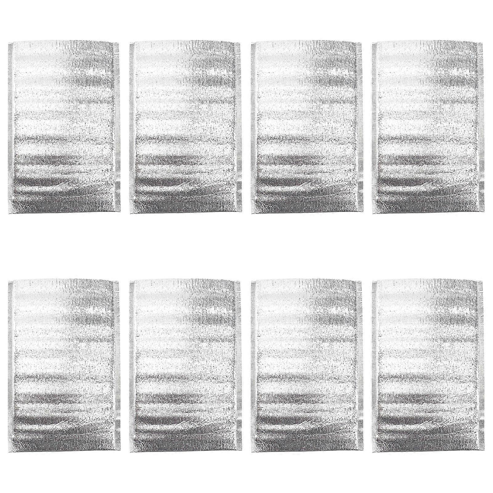 20pcs שקית בידוד חד פעמית נייר אלומיניום עבה מזון מהיר טרי שמירה על שקית בידוד לקחת החוצה פאוץ' לפיקניק פירות מזון (20x30 ס"מ)