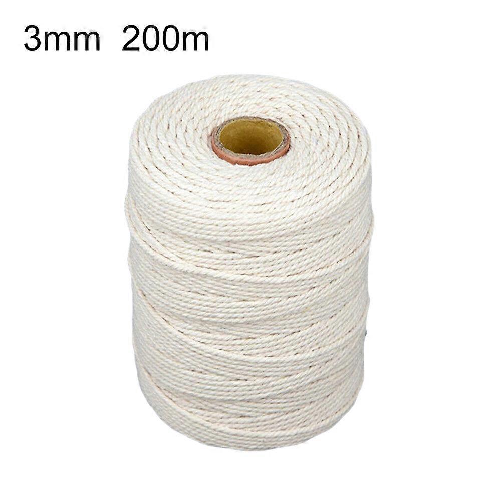 Cotton Cord Macrame Yarn Rope Twisted Cotton Cord DIY Hanging Crafts String