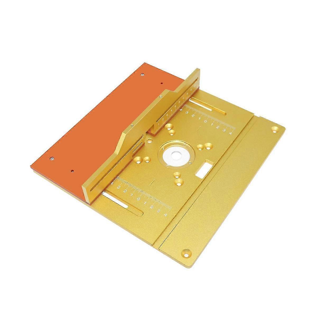 Router Table Insert Plate Woodworking Tool Set With Push Plate Tenoning Fence For Router Table- Set