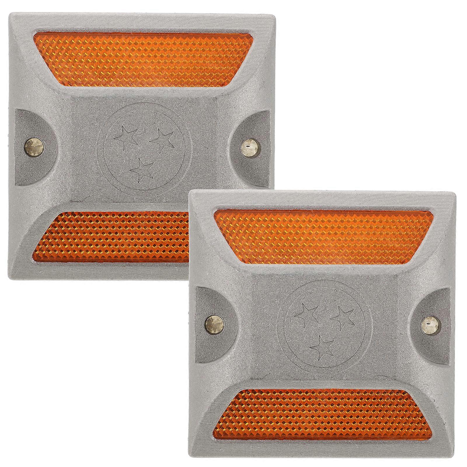 2 stuks reflecterende wegbestrating marker oprit marker reflectoren langs de weg reflector