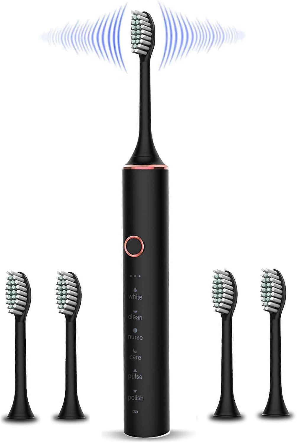 Electric Toothbrush Sound Toothbrush, Toothbrush, 6 Cleaning Modes, Smart Timer