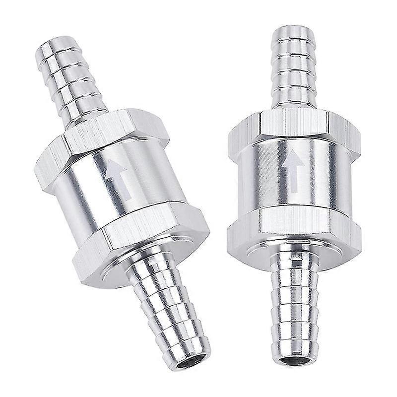 صمام فحص عدم عودة الوقود ، خط وقود مياه البنزين والديزل من سبائك الألومنيوم صمام فحص أحادي الاتجاه لسفينة قافلة السيارات ، 2 قطعة - شينهان