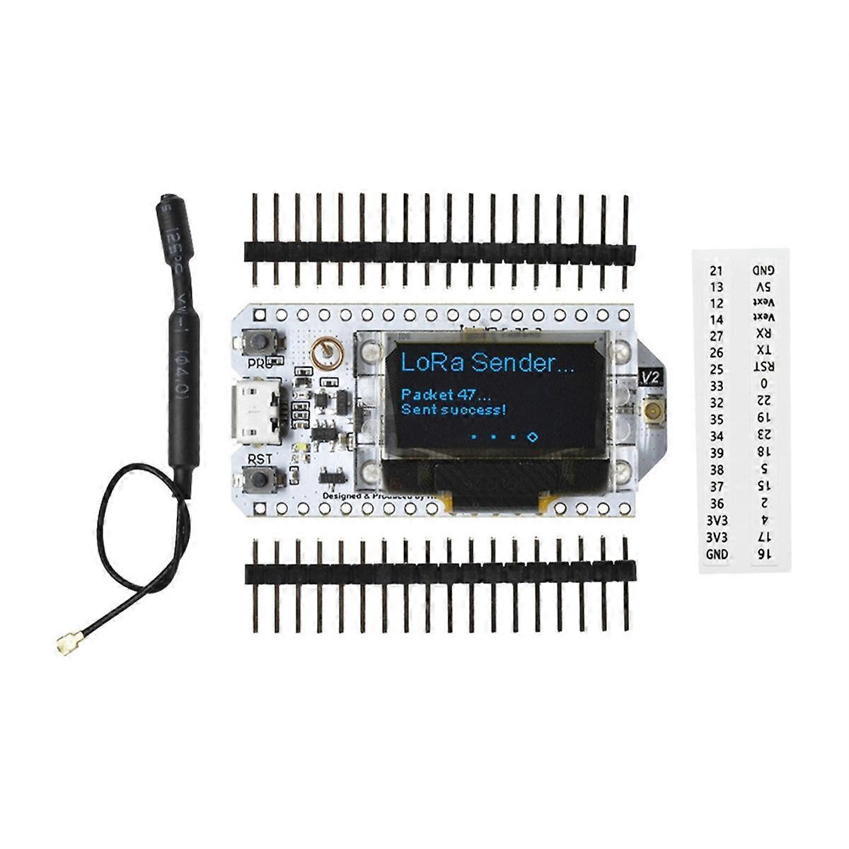 SX1276 0,96 OLED ESP32 WIFI Bluetooth Entwicklungsboard LoRa-Knoten 868-915 MHz Multifunktionaler Anschluss