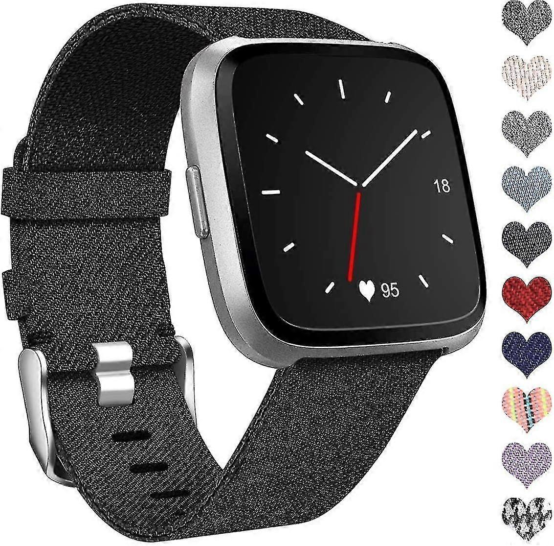 compatible with fitbit versa wristband / fitbit versa 2 wristband, wov