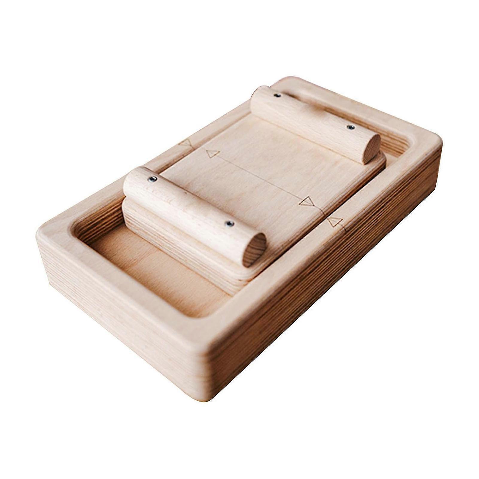 Finger Strength Trainer Trä Grip Strengthener Pinch Block Handgrepp Klättring Power Finger Träningsutrustning för Hem Gym Klättrande Idrottare