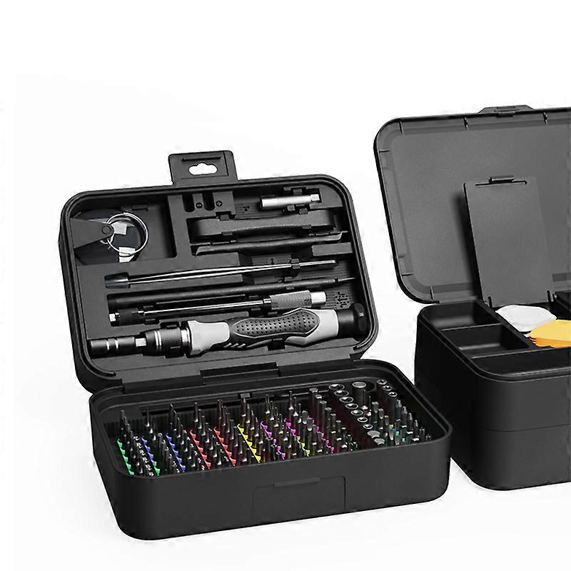 132 in 1 Precision Screwdriver Set with 108 Magnetic Torx Phillips Bits and Color-Coded Storage Box Professional Mini Hand Tools