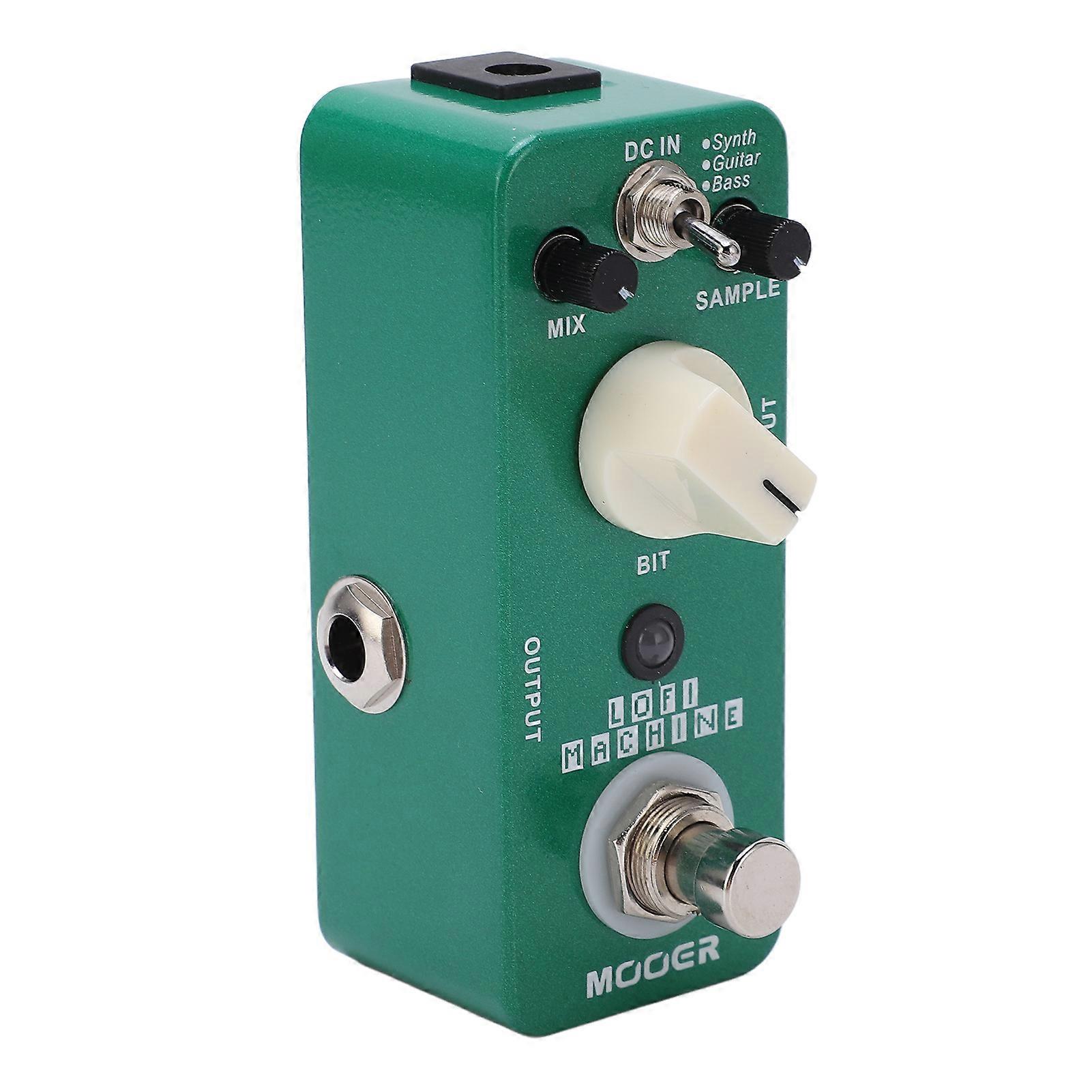 Sample Effect Pedal Metal Green Samples Reducing Guitar Pedal for Bass Synthesizers