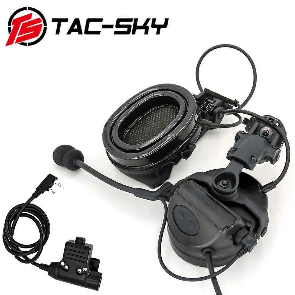 Redkid TAC SKY COMTAC Casque tactique COMTAC II ARC Support de rail de casque Airsoft Réduction du b