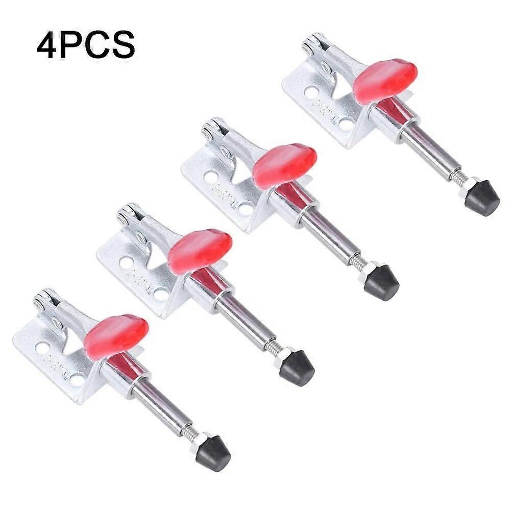 4pcs GH-301AM Vertical Toggle Clamp Quick Release Tool Horizontal Clamps 45Kg Hand Clip Tool Clamps Heavy Duty Tooling Accessory