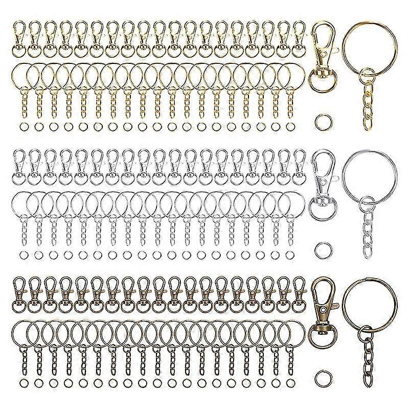 Swivel Clasp Lanyard Snap Hook Lobster Claw Clasp Swivel Hook With Jump Ring