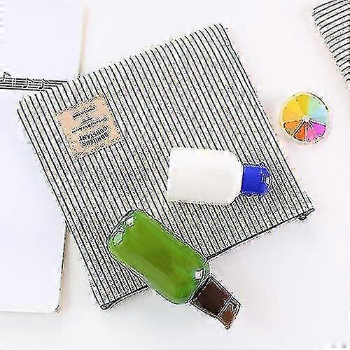 Simple Style Large Capacity Multi-functional Canvas Cosmetic Bag Storage Bag