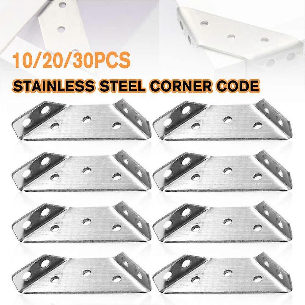 Stainless Steel Corner Code Angle Fasten Connector Furniture Triangle Support