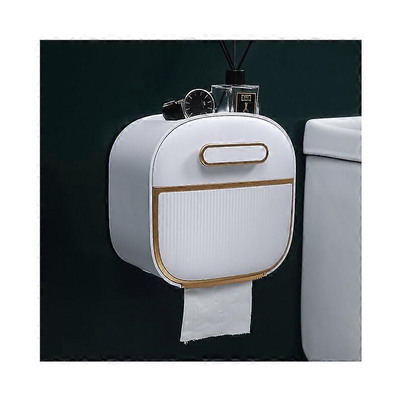 Tissue Box for Toilet Paper Series (White)
