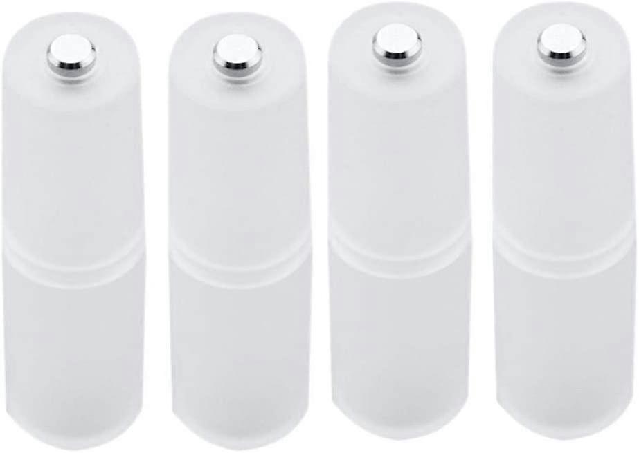 4Pc Cell Battery Case Converter Plastic Case Switch for AAA To AA Size