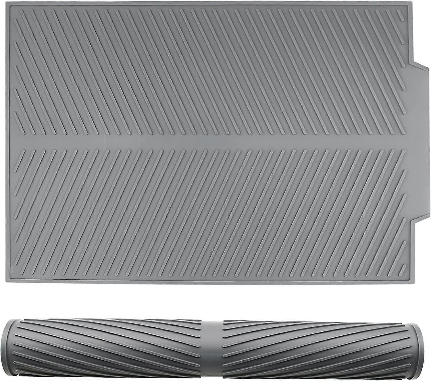 Dish Drying Mat, Non-Slip Silicone Kitchen Drying Mat