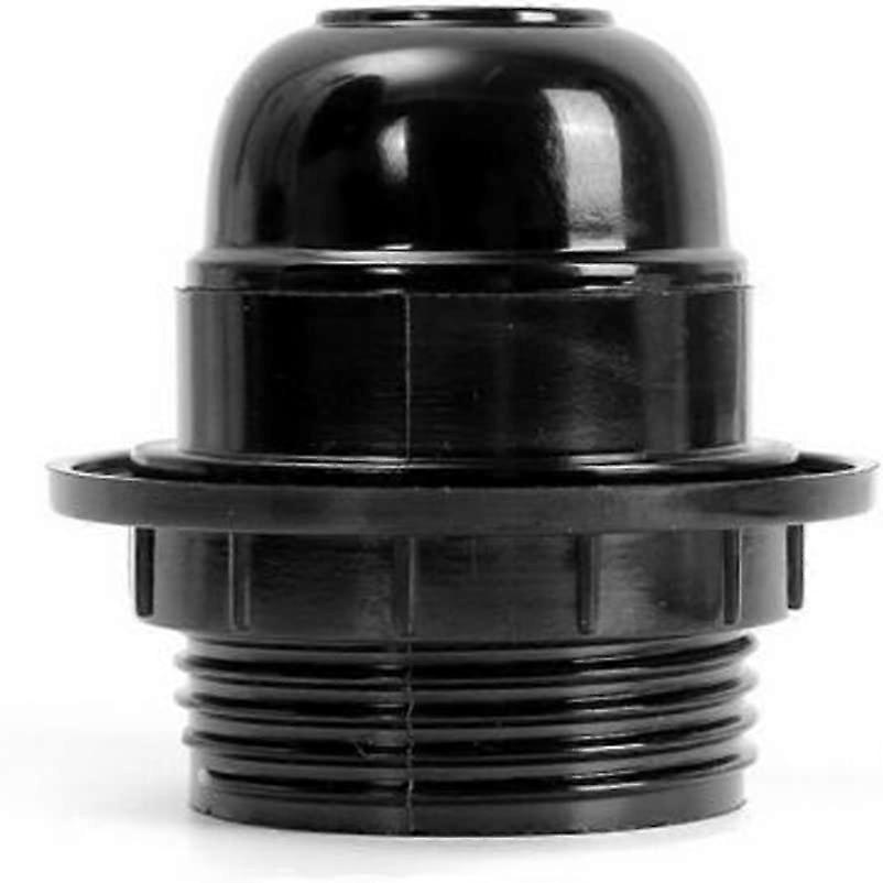 Pcs Bulb Holder - For E27 Bulb - Practical Socket - Plastic Shade AdapterBlack