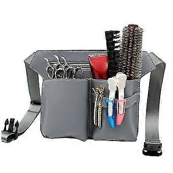Bolsa de tesoura de barbeiro profissional, bolsa de cintura, ferramenta de cabeleireiro e salão de beleza