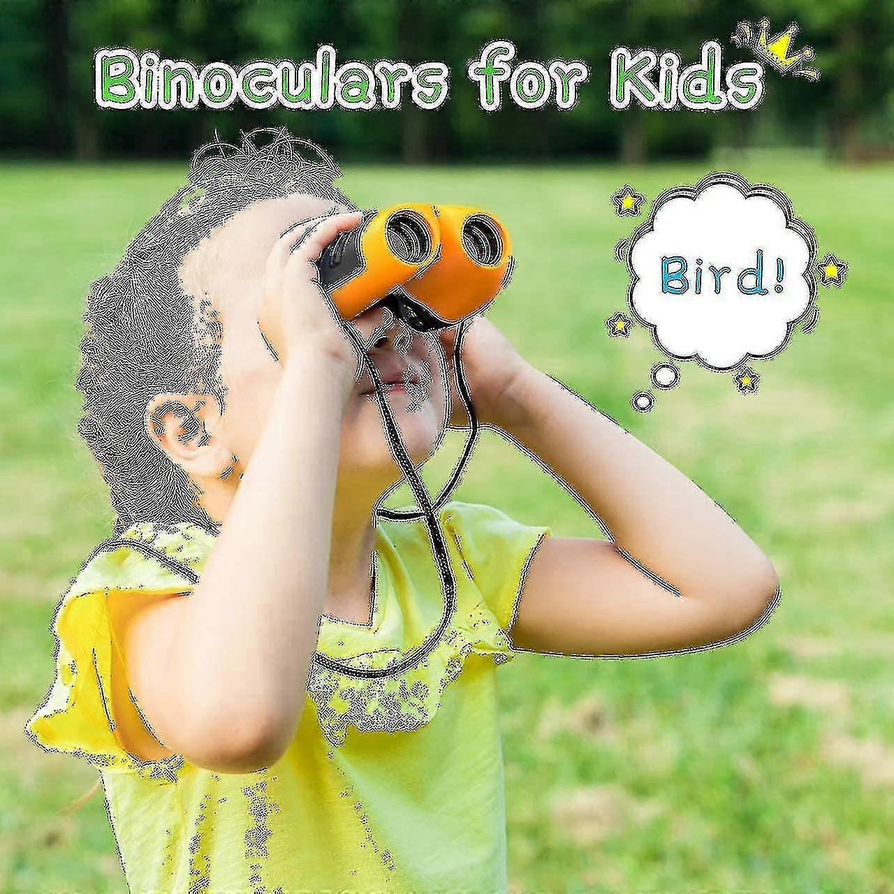 Binocular For Kids, Compact High Resolution Shockproof Binoculars(blue)