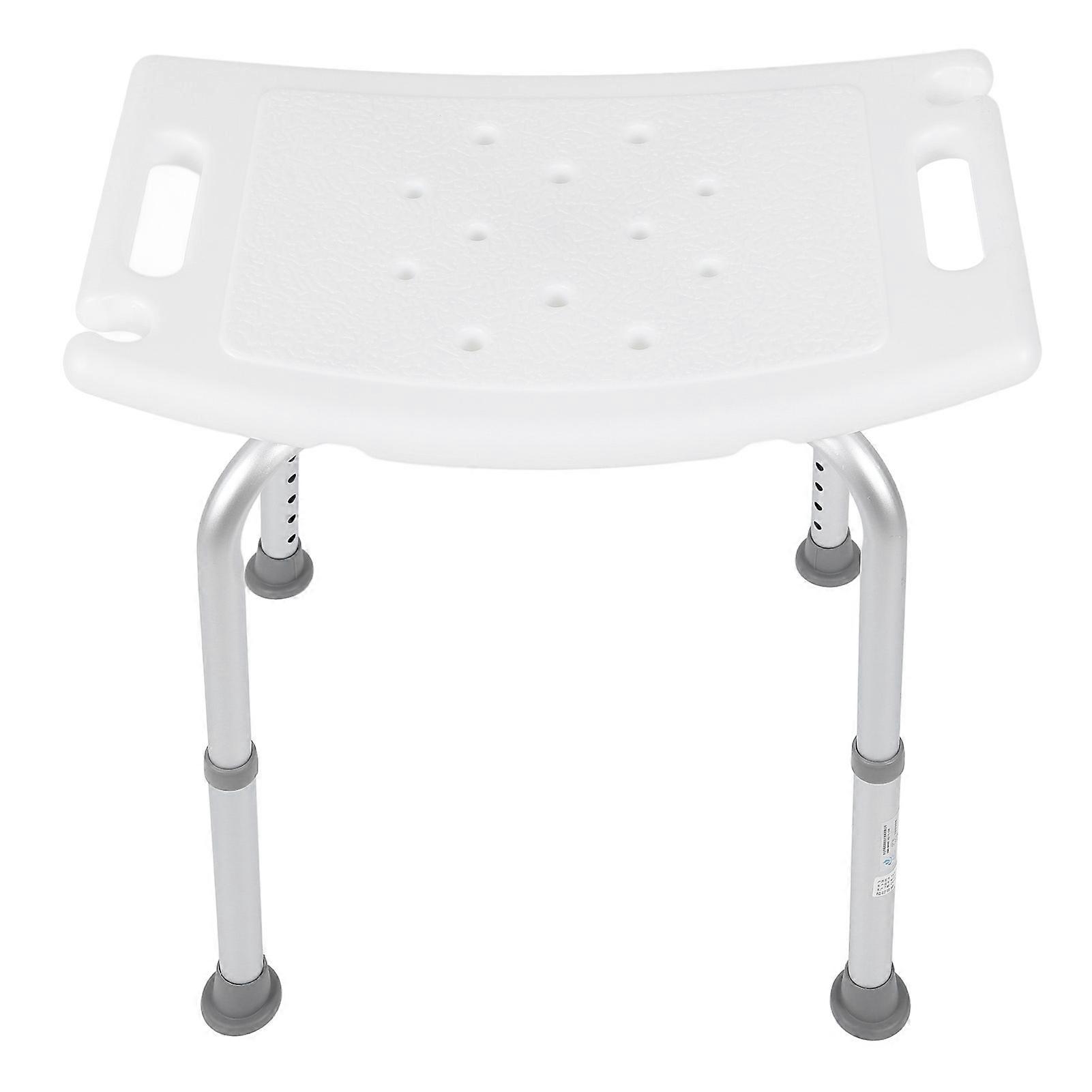 Shower Chair Anti Slip Convenient Handle Stable Structure Drainage Hole Bath Bench Stool Chair for Elderly Disabled Pregnant
