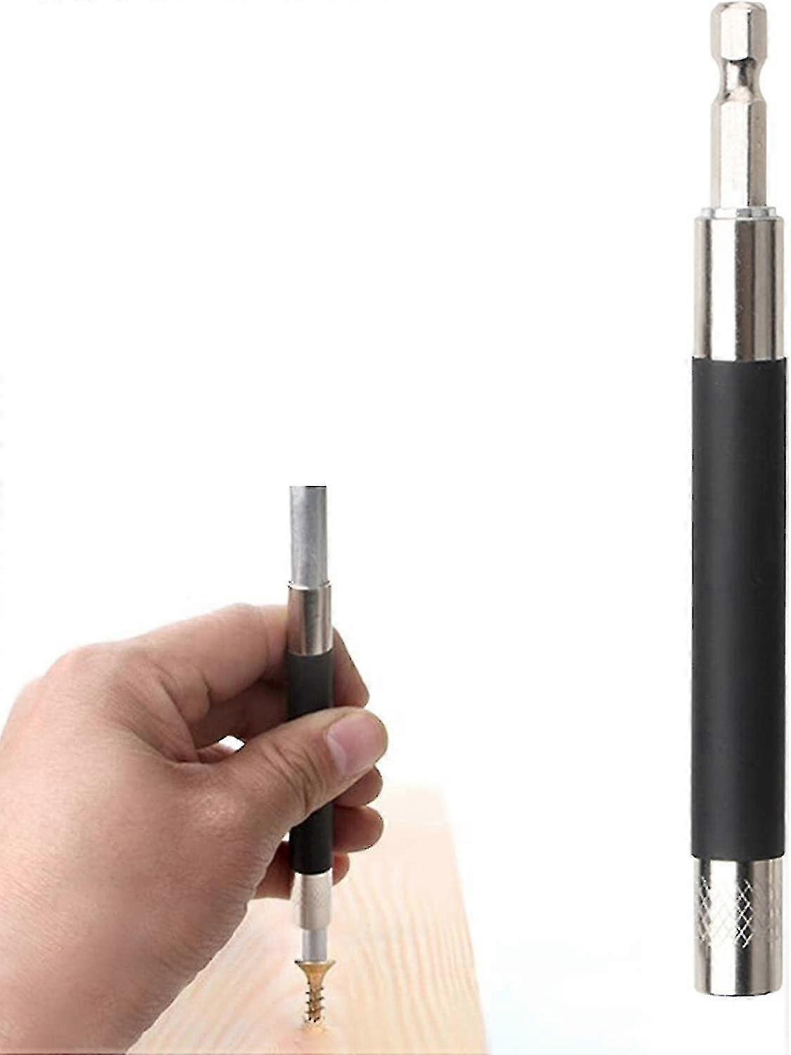 Lengthened Hexagon Socket Screwdriver Bit, Magnet Bit, Impact Driver Bit Kit, Household Tool Magnetic Adapter