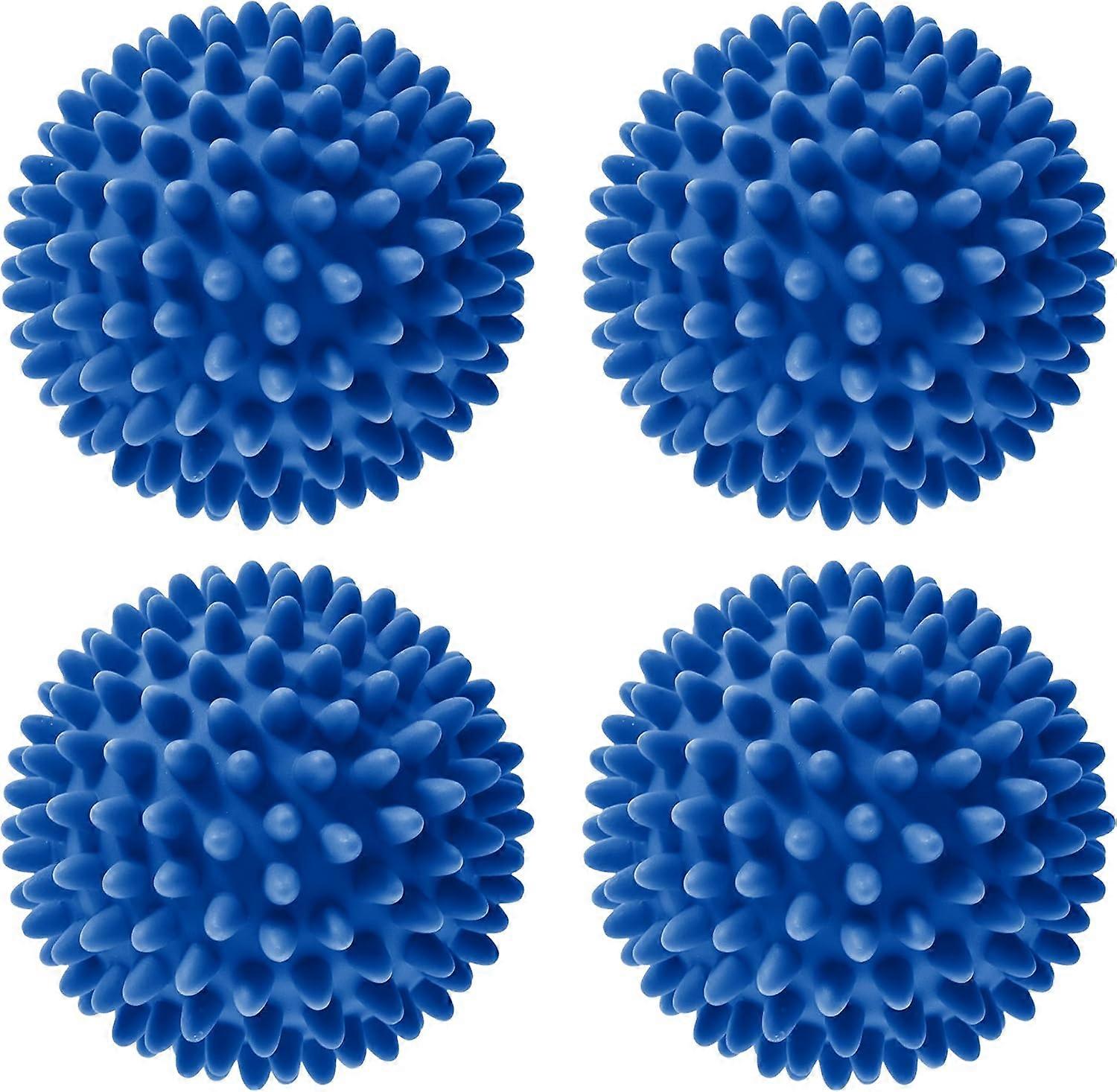 (Set of 4) Dryer Balls, Clothes Come Out Soft, Fluffy, Fewer Wrinkles & Less Static Cling, A Natural Alternative to Fabric Softener, Reduce Drying Tim
