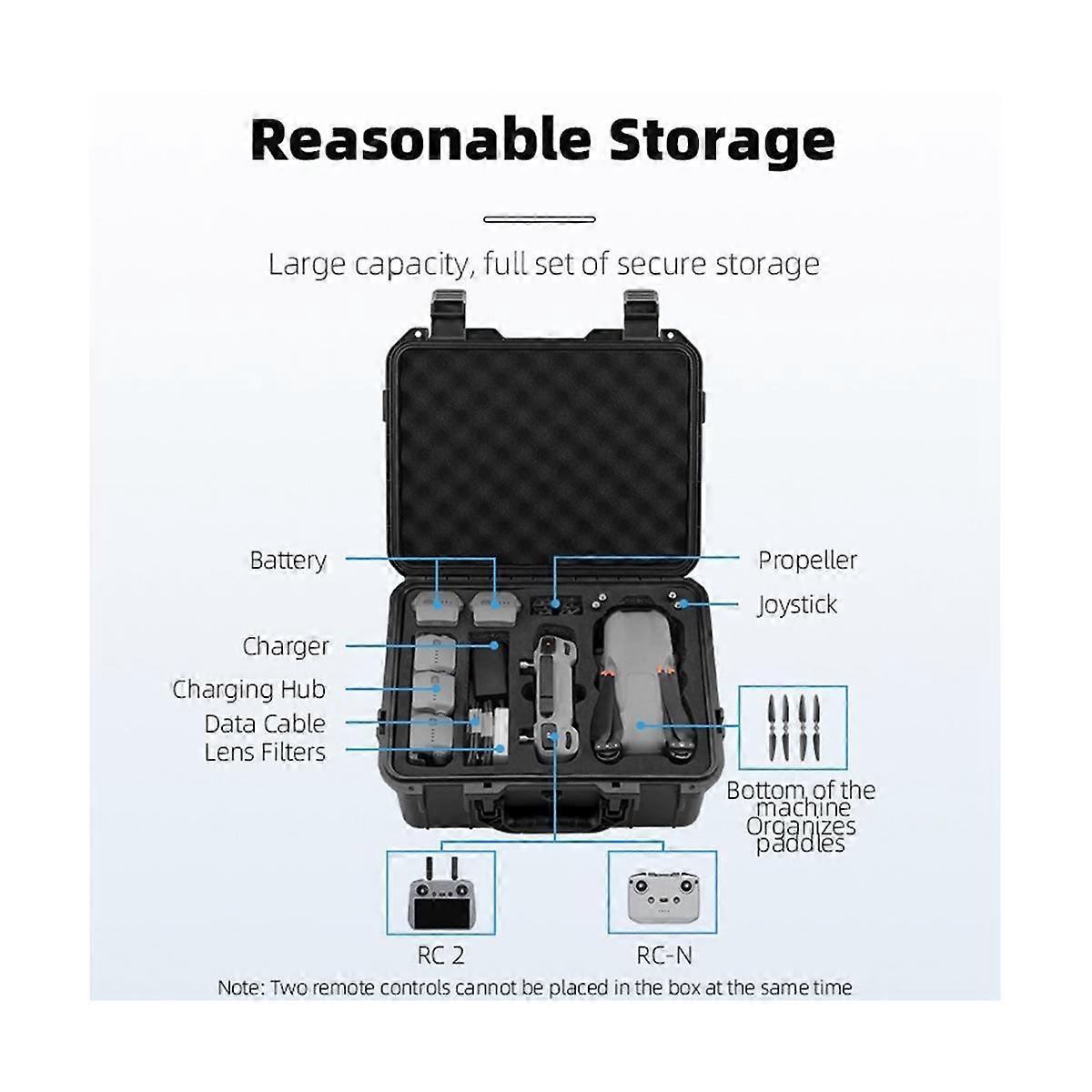 For Air 3 Case Portable Handheld Explosin-Proof Box for Air 3 Box Accessories Storage Case