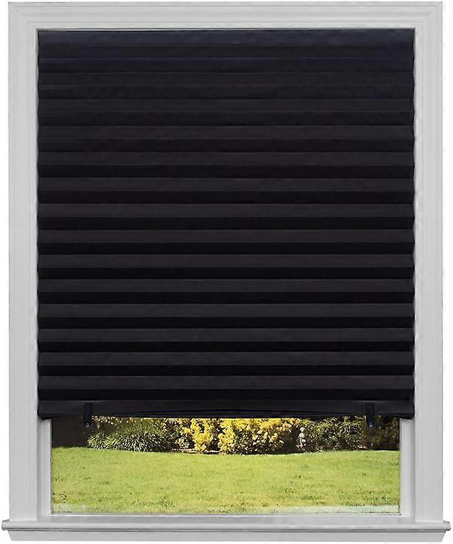 Original Blackout Paper Black 6 Pack Pleated Window Shade