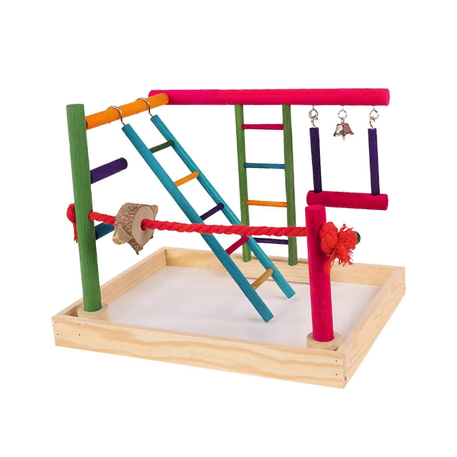 Parrot Playground Playpen Ladder Parrot Playstand for Budgie Macaws Parakeet