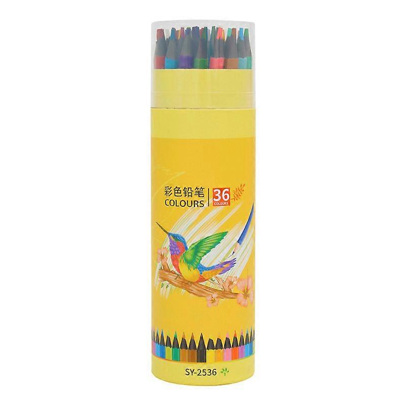 36 colors (paper tube)Color pencils, black hexagonal rods, colored pencils, color boxes