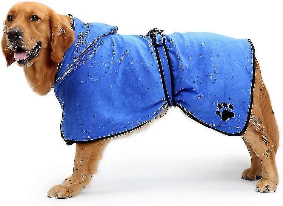 Pet Bath Towel Microfiber Drying Robe Moisture Absorbing Coat For Dog