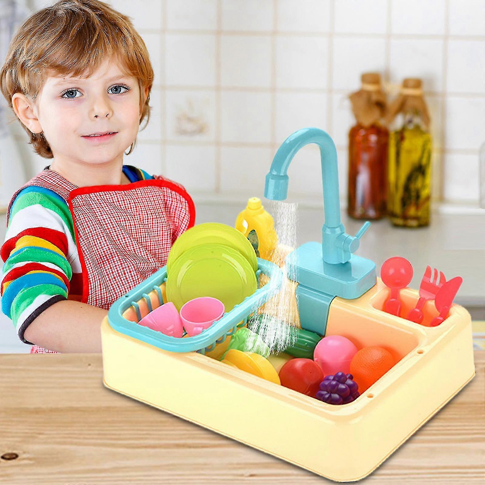 19pcs παιχνίδια νεροχύτες κουζινών με τα τρέχοντα εκπαιδευτικά δώρα νερού για τα αγόρια κοριτσιών