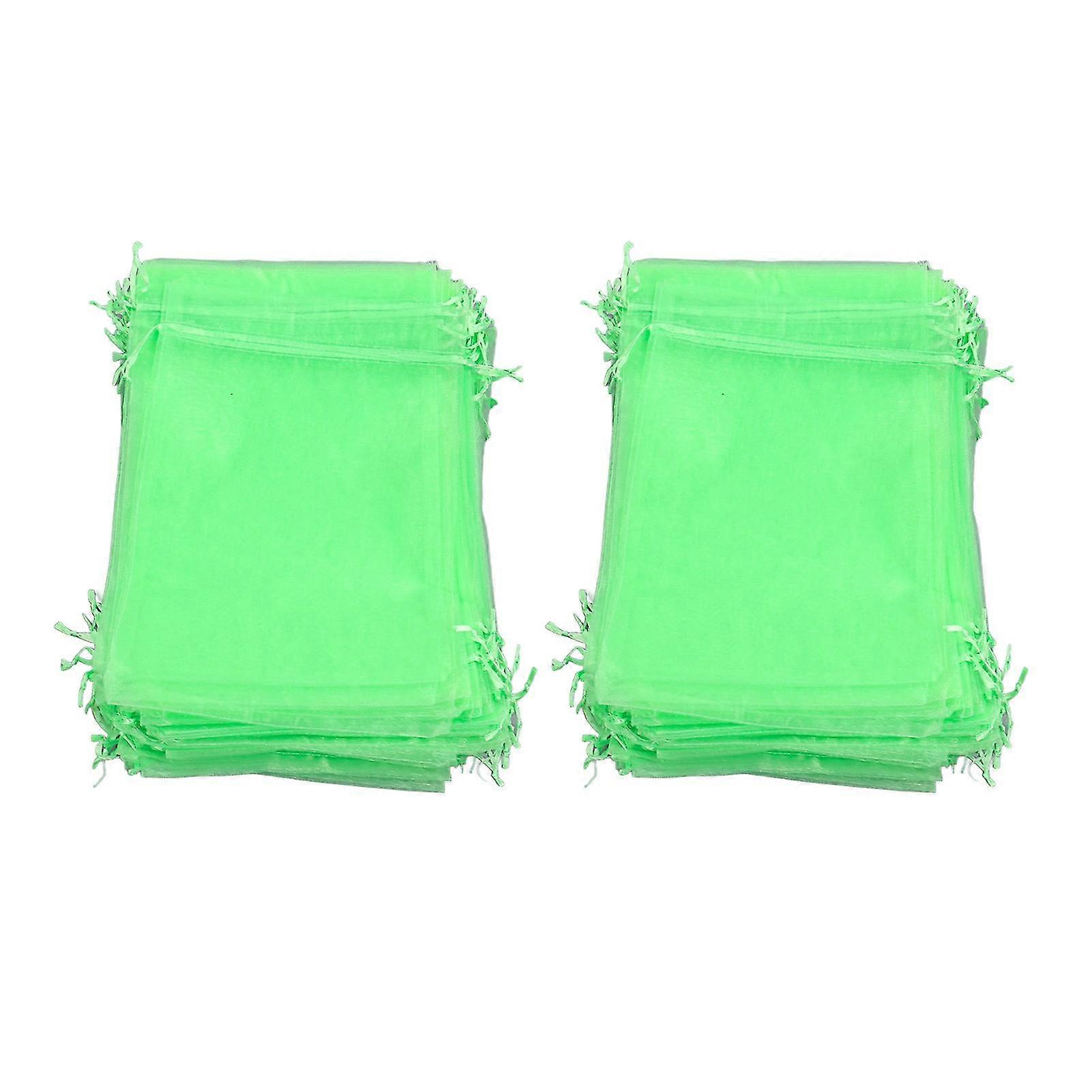 10x15cm3.9x5.9in 100PCS Reusable Garden Fruit Protection Netting Bag for Plant Flower Fruit Trees