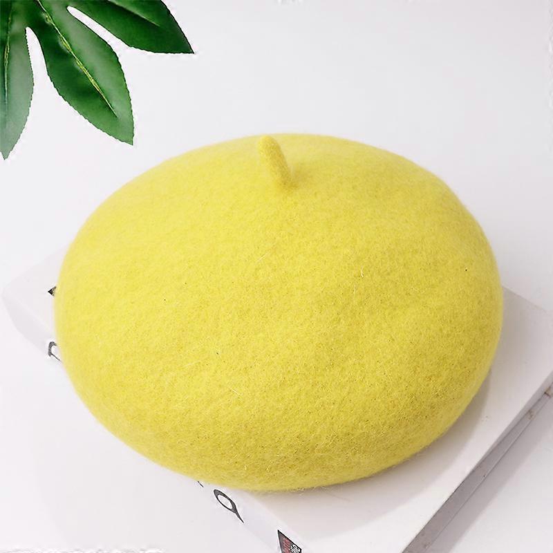 Breathable Wool Beret Hat for Fall Winter